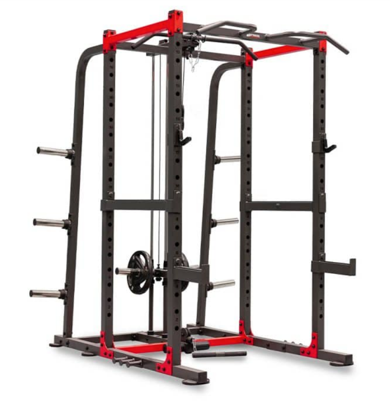 Gym cage with pulley sale