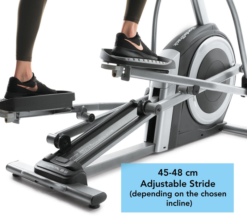 Nordic Track Commercial Elliptical Cross Trainer Showing Elevation