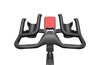 Close up image of the handlebars and arm rests on the Life Fitness IC4 indoor training cycle.  Fitness Options. Nottingham's leading fitness & gym equipment supplier.