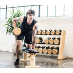NOHrD Weight Bench for men's workout  - FitnessOptions - NOHrD WeightBench - A flat to incline workout bench -  Fitness Options - UK fitness and gym equipment