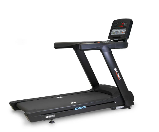 A side view of the Inertia G588 Treadmill 16" LED. Available from Fitness Options Nottingham.