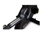 A close up image of the heart rate hand grip on BH H775R LED recumbent bike. Available from Fitness Options Nottingham.