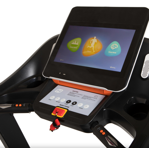 Bodytone DT22W TFT Treadmill console against white background