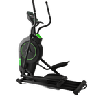 Image of green and black Bodytone EVOE4 Elliptical Crosstrainer angled from left to right