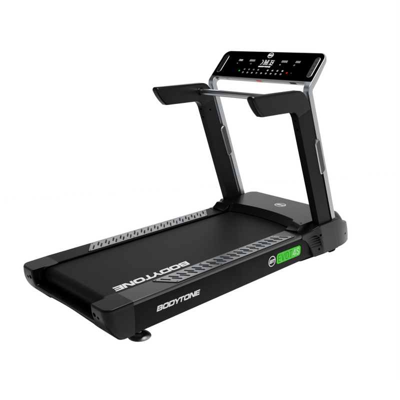 Bodytone EVOT4S light commercial treadmill main image viewed from an angle against a white background