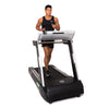 Bodytone EVOT4S light commercial treadmill with male runner against a white background.