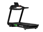 Angled view of Bodytone EVOT4 Light Commercial treadmill on a white background