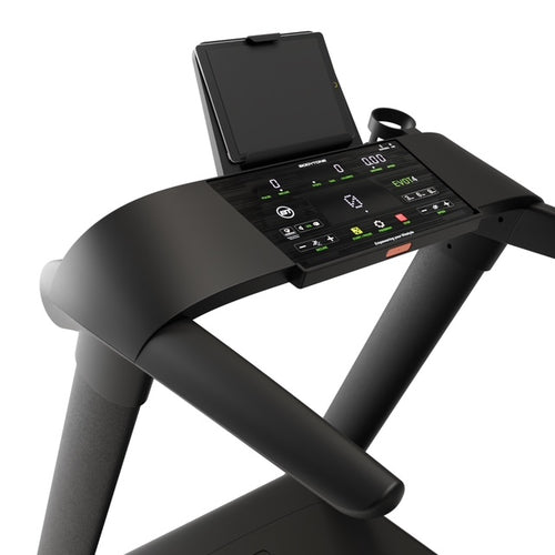 Bodytone EVOT4 Light Commercial treadmill console with digital display on a white background