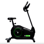 Bodytone EVOU4 light commercial upright exercise bike side view against white background