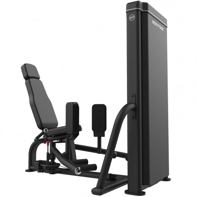 Bodytone Light Commercial Dual Abductor/Adductor front view, viewed from a sharp angle on a white background
