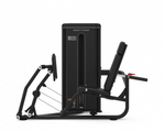 Bodytone Light Commercial Dual Leg Press and Calf Raise side view against white background.