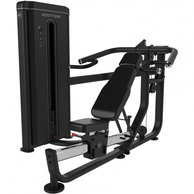 Bodytone Light Commercial Dual Multi Press viewed from the front at an angle against a white background 