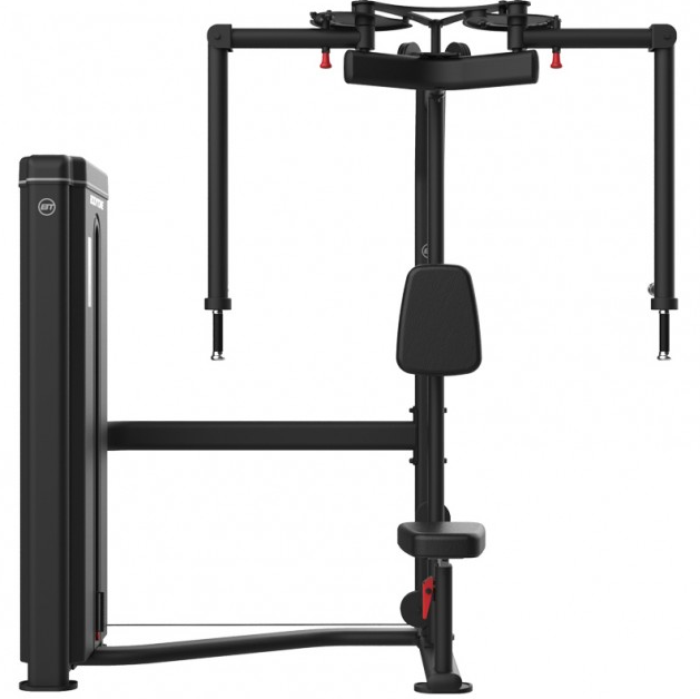 Bodytone Light Commercial Dual Pec Fly/Rear Delt side view against a white background