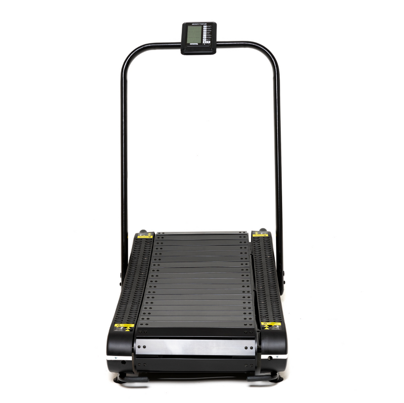 Bodytone ZROTH Curved Treadmill rear view against white background