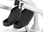 Dyaco Medical Physical Therapy Recumbent Stepper 4.0S close up of foot pedals.