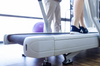 Dyaco Medical Physical Therapy Treadmill 4.0T close up of the rear of the treadmills frame.