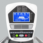 Dyaco Medical Rehabilitation Recumbent Seated Stepper 7.5S close up of console.
