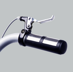 Dyaco Medical Rehabilitation Recumbent Seated Stepper 7.5S close up of hand brake.