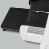 Dyaco Medical Rehabilitation Treadmill 7.0T close up of removable step at the rear of the treadmill.