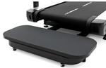 Dyaco Medical Rehabilitation Treadmill 8.0T close up of removable step at rear of treadmill.