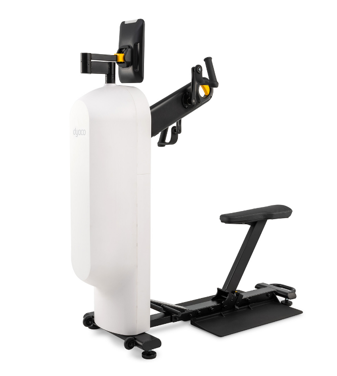 Dyaco Medical Rehabilitation UBE Upper Body Ergometer 5.5UE rear view.