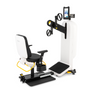 Dyaco Medical Rehabilitation UBE Upper Body Ergometer 8.5UE side angled view from front left to right.
