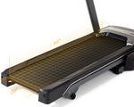 Horizon 7.0AT @Zone Treadmill showing size of belt