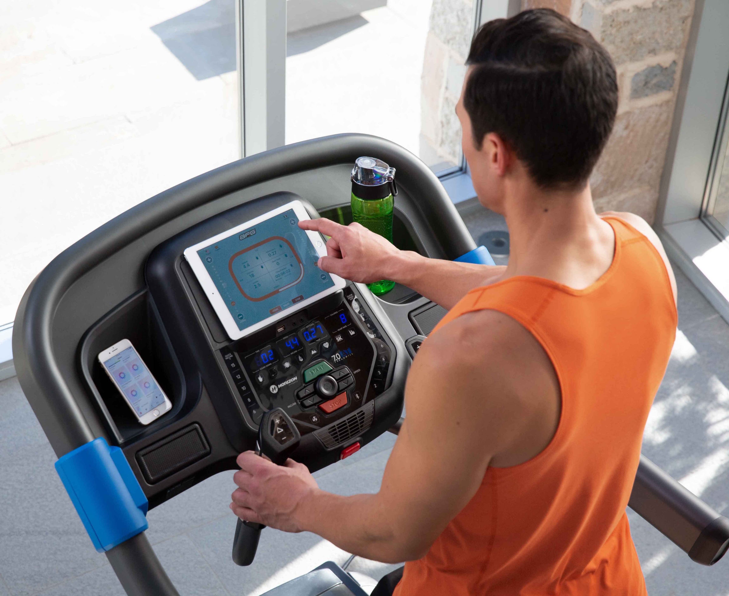 Horizon T7.0AT @Zone Folding Treadmill | Fitness Options – FitnessOptions