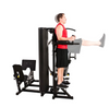Horizon Torus 5 Gym with male model performing leg raise on VKR