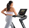Nordic Track EXP 10i Treadmill close up of female running with touch screen 