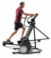 Nordic Track Freestrider Trainer. Side view of a male working out oh the Freestrider.