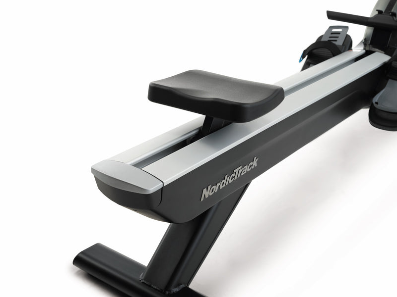 Nordic Track RW900 Rower. View of the rowing machines seat .