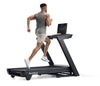 NordicTrack Commercial LE Treadmill with man running against white background