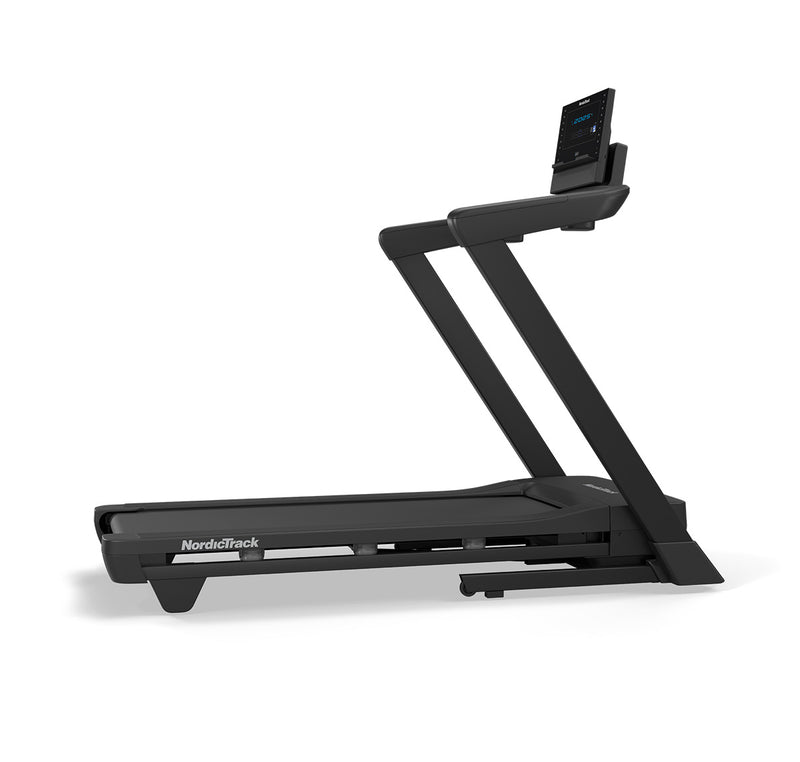 NordicTrack T7 Treadmill left side view on white background