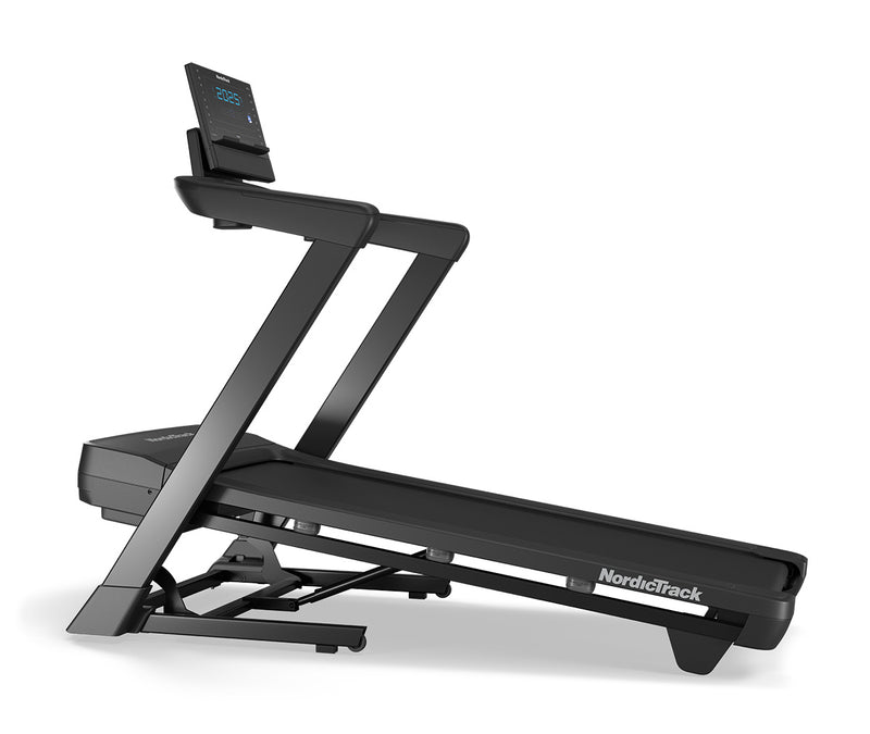 NordicTrackT8 Treadmill on an elevation viewed from left side