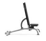 Nordic Track bench in fully incline position side view
