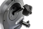 Spirit XBR55 Recumbent Bike  showing close up of cushioned right pedal.