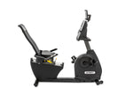 Spirit XBR55 Recumbent Bike side view with backrest in the reclining position.