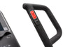  Spirit XE295 Elliptical trainer. A close up image of the handle bar mounted controls.