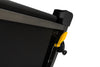 Spirit XT185 Treadmill close up of yellow fold release handle.