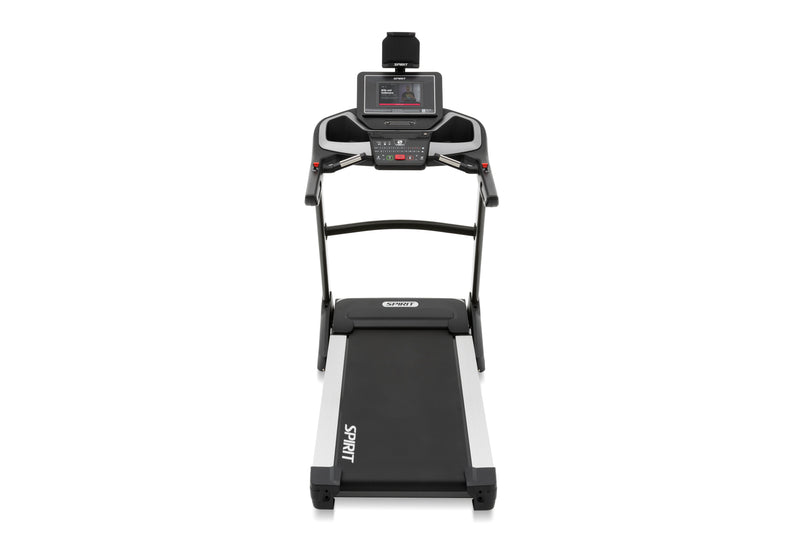 Spirit XT485 ENT Treadmill with Touch Screen rear view.