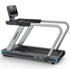 An image taken from the side of the BH RCM Pro Med Treadmill showing the full length handles and console.  Available from Fitness Options Nottingham. www.fitnessoptions.co.uk