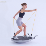 New Icaros Cloud 360 with female model using bungee chords in skiing motion.