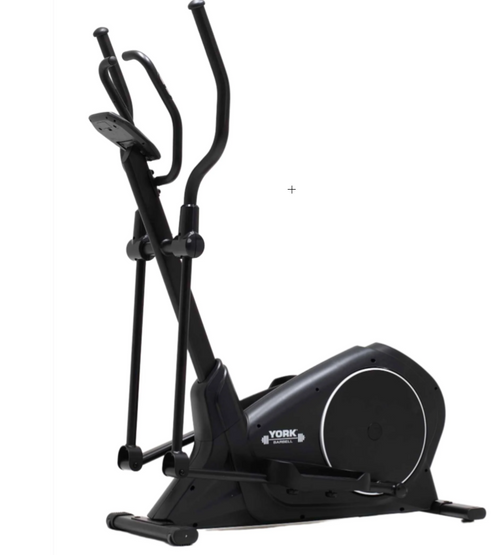 An image showing the York HX 7 Elliptical Trainer with a white background. Available from Fitness Options Nottingham. www.fitnessoptions.co.uk