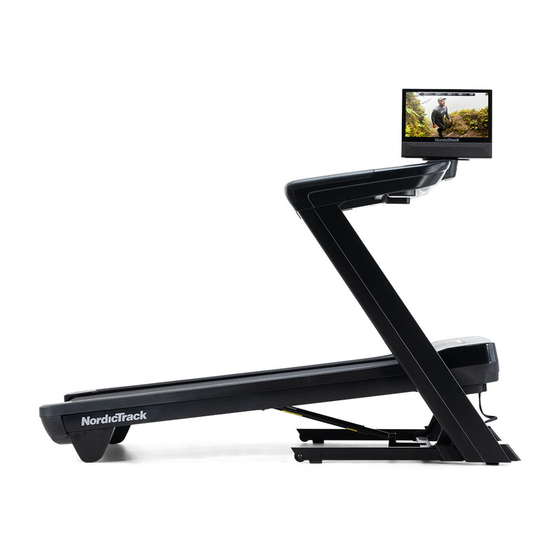  Side view of NordicTrack Commercial 1750 in elevation against white background