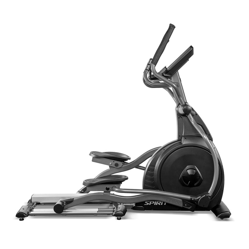 Side view of Spirit CE800+ Commercial Elliptical Cross Trainer