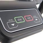 Close up of the buttons on the Spirit CR800+ Recumbent Bike in Graphite Grey built for commercial establishments 