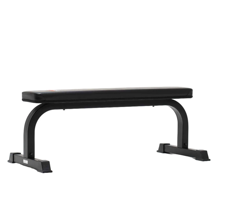 A side view of the York Barbell C19B Flat Bench. Available from Fitness Options Nottingham.