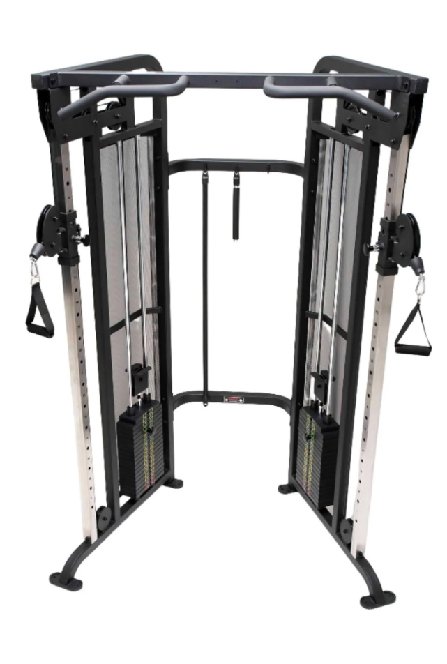 An image of a York C32FT Functional Trainer taken from the front of the machine. Available from Fitness Options Nottingham.