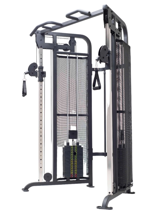 A side view of the York C32FT Functional Trainer. Available from Fitness Options Nottingham.